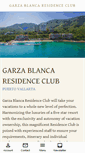 Mobile Screenshot of garzablancaresidenceclub.com